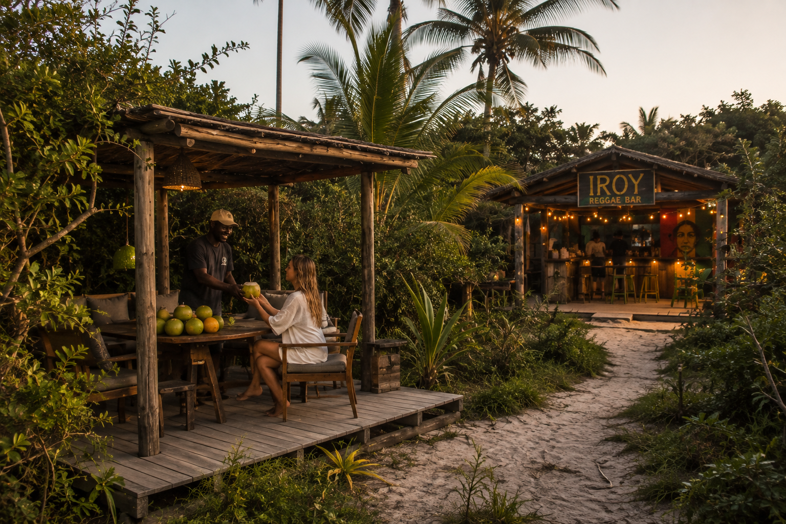 Iroy Reggae Bar at Zebu Kite Lodge