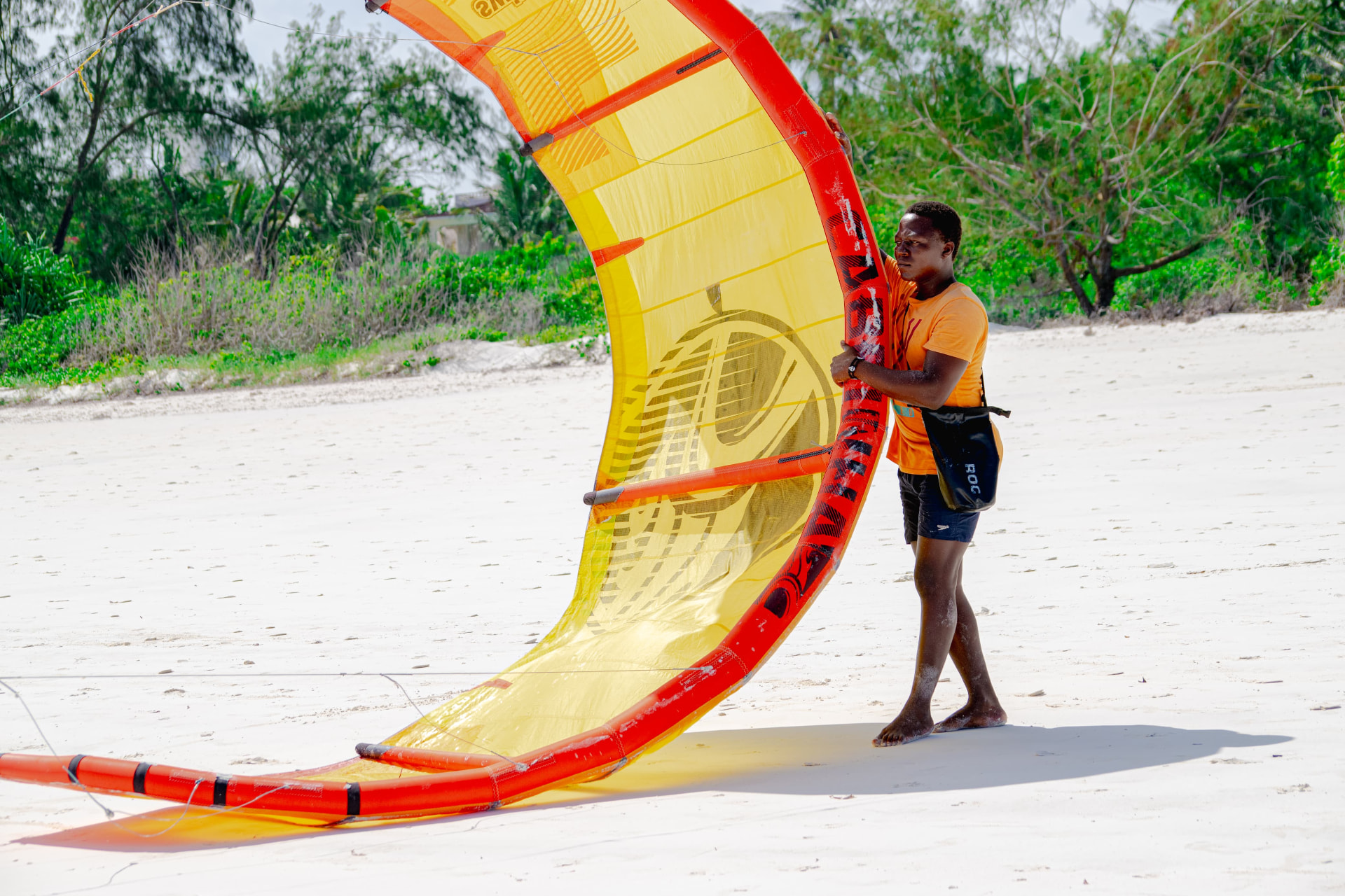Bugo, Junior instructor & safety at Zebu Kite Lodge